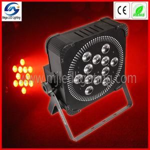 12 X 10W 4in1 RGBW LED Wireless Battery DMX LED Flat PAR