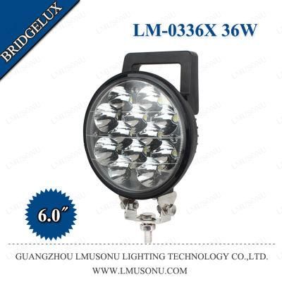 Function Portable 6 Inch 36W 12V LED Work Lights with Switch