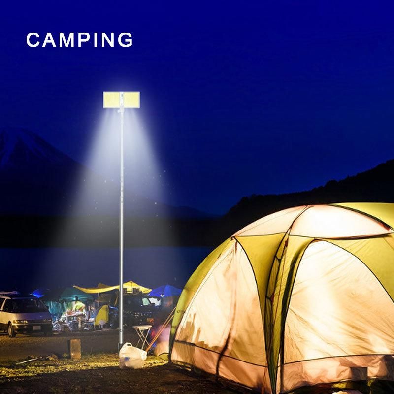 Lowest Price Portable Multifunction Outdoor Emergency LED COB Telescopic Pole Lamp Camping Light