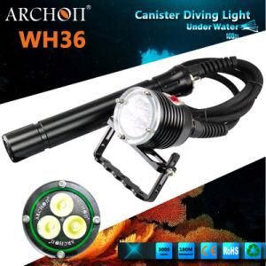 Archon Wh36 CREE Xm-L U2 LED Canister Diving Headlight Max 3000 Lumens