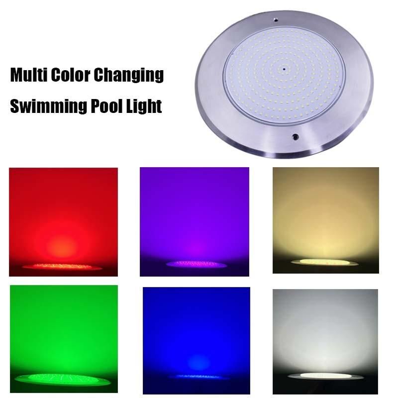 25W RGB Remote Wall Mounted LED Underwater Swimming Pool Light