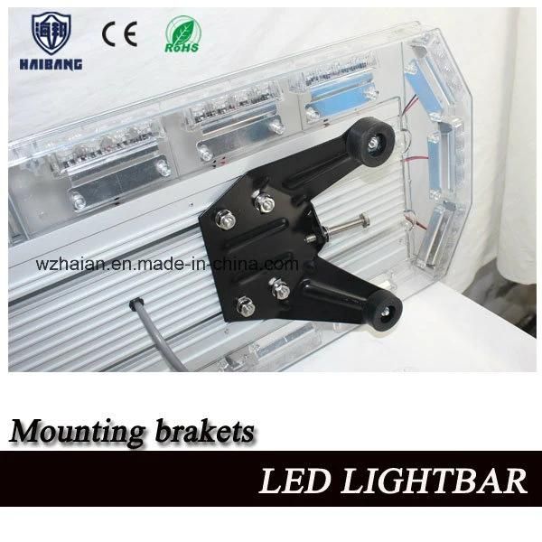 LED Warning Strobe Lightbar with White Takedowns and Alley Lights