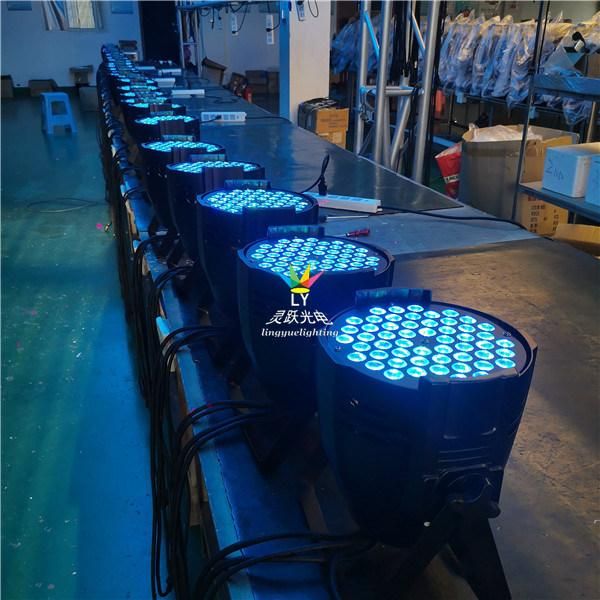 Ce RoHS DMX 54X3w RGB Stage LED PAR Light for Night Club