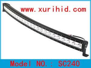 240W 10-30V 21600lm 50inch CREE Curved Single Row off Road LED Light Bar