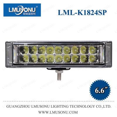 New 6.6 Inch 36W K1824sp Three Sides Bright LED Work Light Waterproof EMC