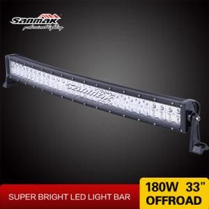 180W 33inch Hot Curved Light Double Row LED Light Bar