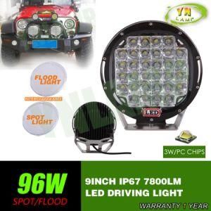 9inch 96W Auto Part CREE LED Work Lamp Offroad Driving Light