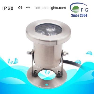 IP68 Stainless Steel LED Underwater Light 12V 24V Underwater Lamp R Fountain Pond Pool Lighting