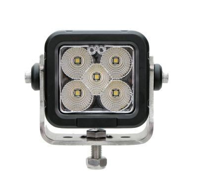 4.8inch 50W Square 12V/24V Heavy-Duty LED Work Light W/ Extreme Vibration Resistant Mount