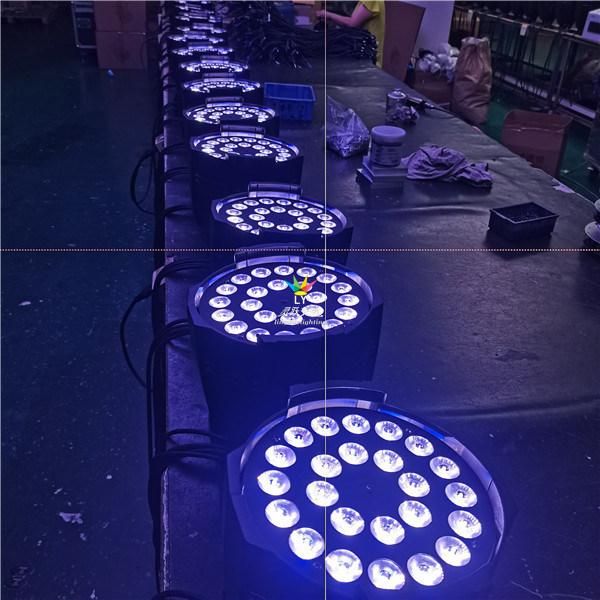 Stage Equipment DMX Disco RGBW 4in1 LED 24X12W DMX PAR Can Light