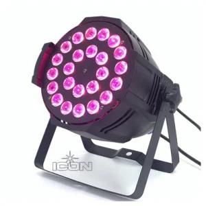 24X18W RGBWA+UV 6in1 Hex Color LED PAR Can Stage Lighitng