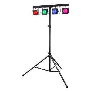 Indoor PAR Set 4X30W RGB COB LED PAR with Stand