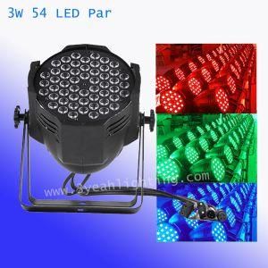 54*3watts RGBW LED PAR 64 Can Light