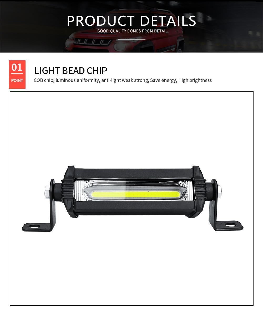 Dxz COB LED Lights Offroad LED Work Bulb 9W LED Flood Beam Lamp Car 4X4 Tractors Trucks LED Light Bar