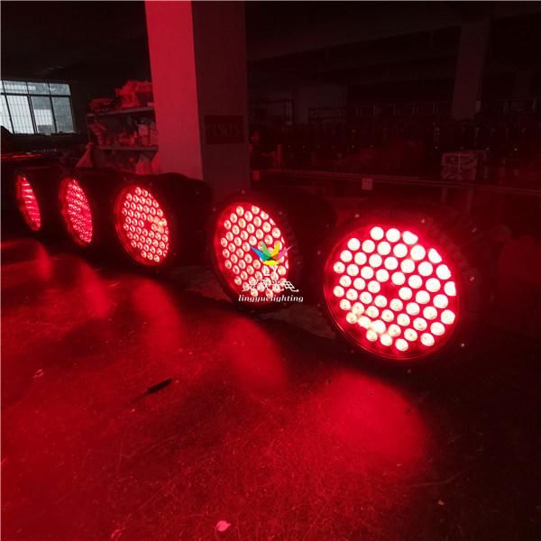 Waterproof 54X3w RGB 3in1 Outdoor LED PAR Can Light