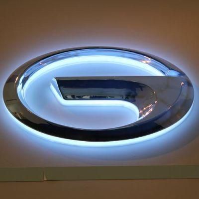 CE 3D Embossed LED Lighted Car Logo Signage