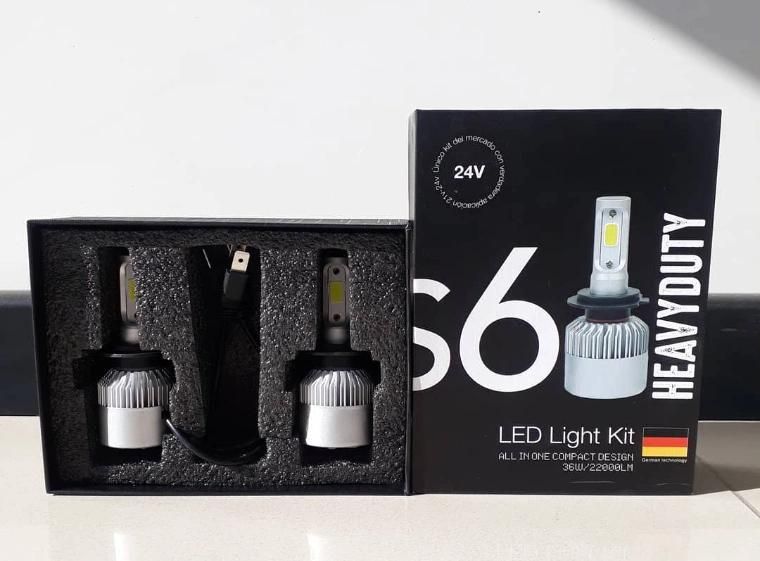Nuevo Kit Luces LED S9 S20 9s N2 N1 Alta Y Baja Con Cooler Heavy Duty HD Bi LED H1 H4 H7 H11 44000 Lumens Luces CREE LED S6 Plus