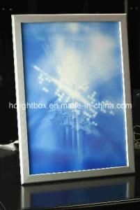 Advertising Slim Light Box with Snap Frame and Aluminum Frame