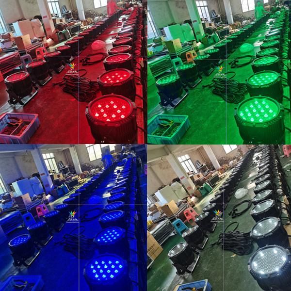 Outdoor Waterproof RGBW 54 3W LED PAR Lights