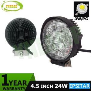 24W 4.5inch Epistar Outdoor Auto Working Lamp LED Work Light