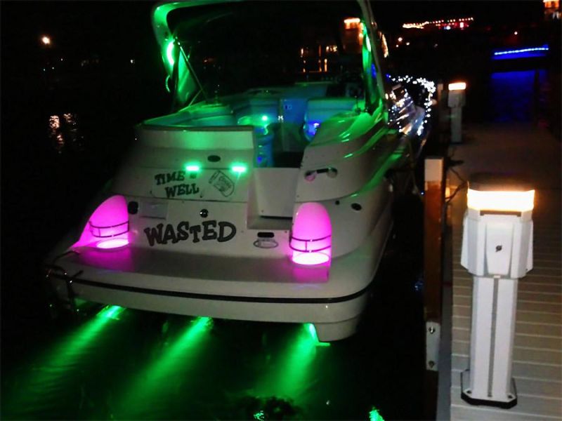 12V Underwater Light Fixture Boat IP68 RGB LED Underwater Light
