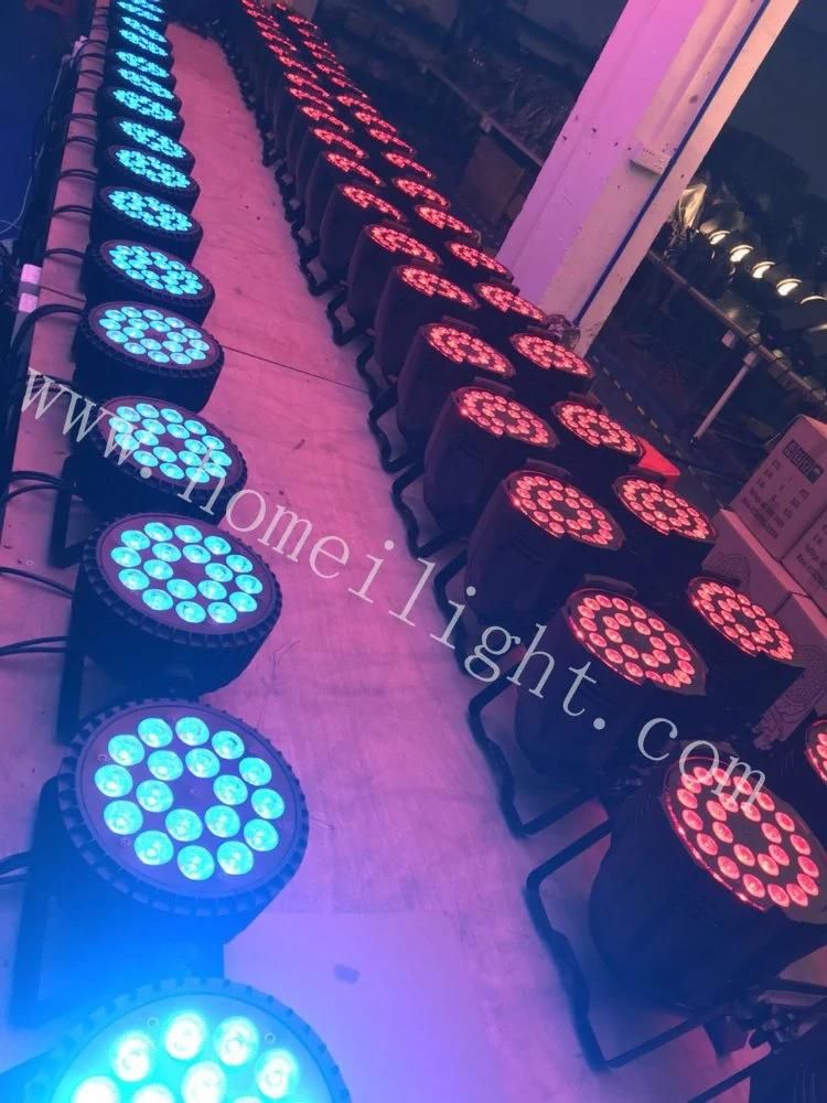 LED Stage Lights DJ Lighting PAR Can Lighter PAR RGBW4in1 Full Color 18PCS*12W PAR Light Uplighter
