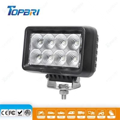 6inch 80W 12V LED Emergency Vehicle Tower Truck Offroad Car Work Lights with Swivel Bracket