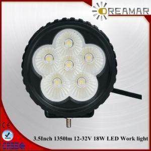 3.5inch 6PCS*3W 18W Epistar LED Light for Trucks