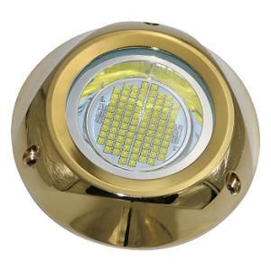 Highest Lumens Wall Mounted Flush 450W LED Light for Super Yacht Light, LED Underwater Light, Bronze Material IP68