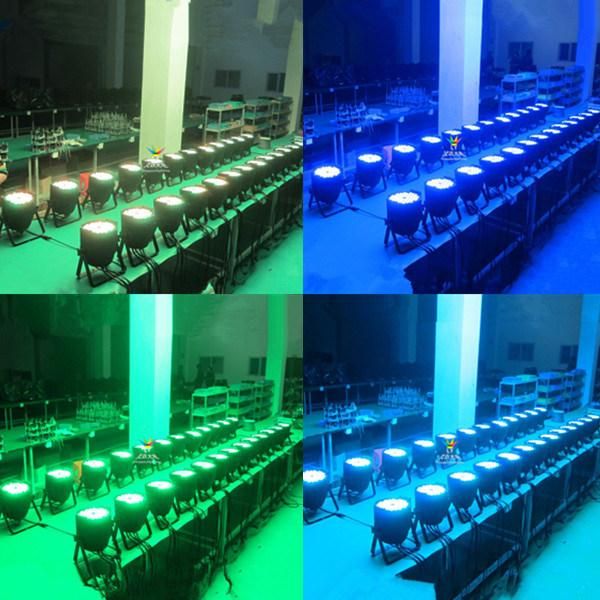 Indoor DMX 54X3w RGB 3in1 PAR Can LED Stage Lighting