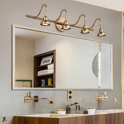 American Mirror Light Bathroom LED Retro Mirror Cabinet Bathroom Lamp Wall Lamp