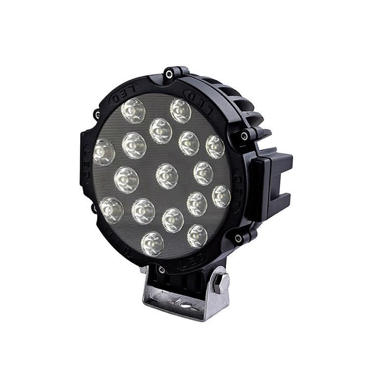 High Power 12V 24V Working Spot/Flood Driving Light for off Road ATV Truck Jeep 7" 51W LED Work Light