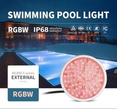 18W ABS IP68 Structure Waterproof RGBW PAR56 LED Swimming Pool Light LED Light