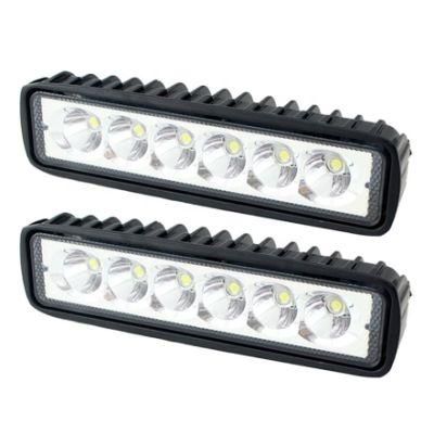 6 Inch Spot Beam Offroad 4WD SUV Fog Driving Lamp 18W CREE LED Work Light