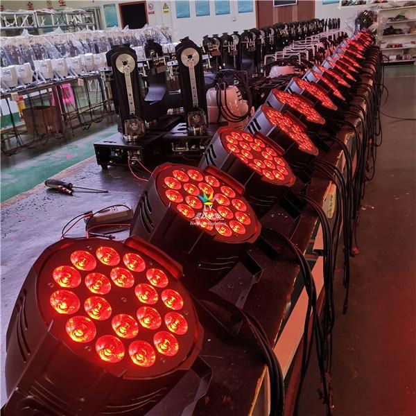 18X10W RGBW 4in1 Color Changing LED PAR Light for Stage