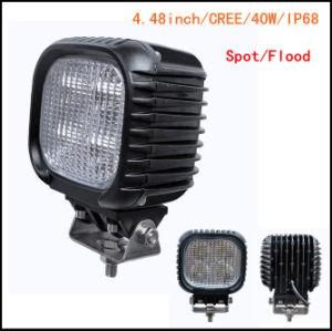 40W Squar Flood Beam LED Work Light for Jeep