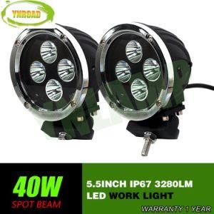 CREE 5.5inch 40W LED Work Light with 4PCS 10W LEDs