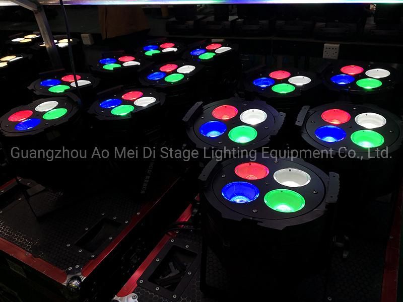 China 4PCS 50W LED COB PAR DMX RGBW Stage Light