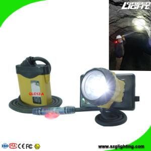 Explosion Proof Underground Coal Mining Lights for Hard Hats, IP68 25000 Lux 2A Charger Miner Lamp with Cable Light