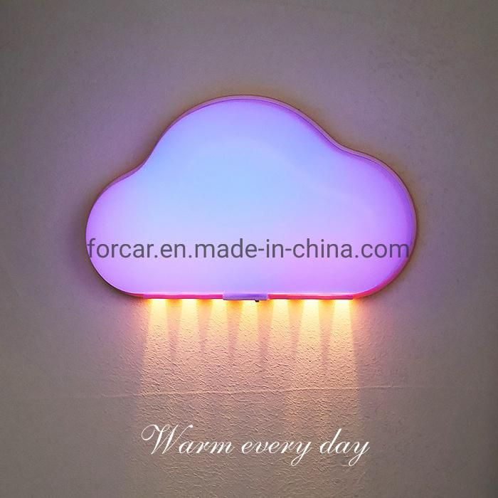 Home Decoration Colorful Night Lamp/ Battery Operated Wall Lamp for Kids Bedroom Living Room Night Light