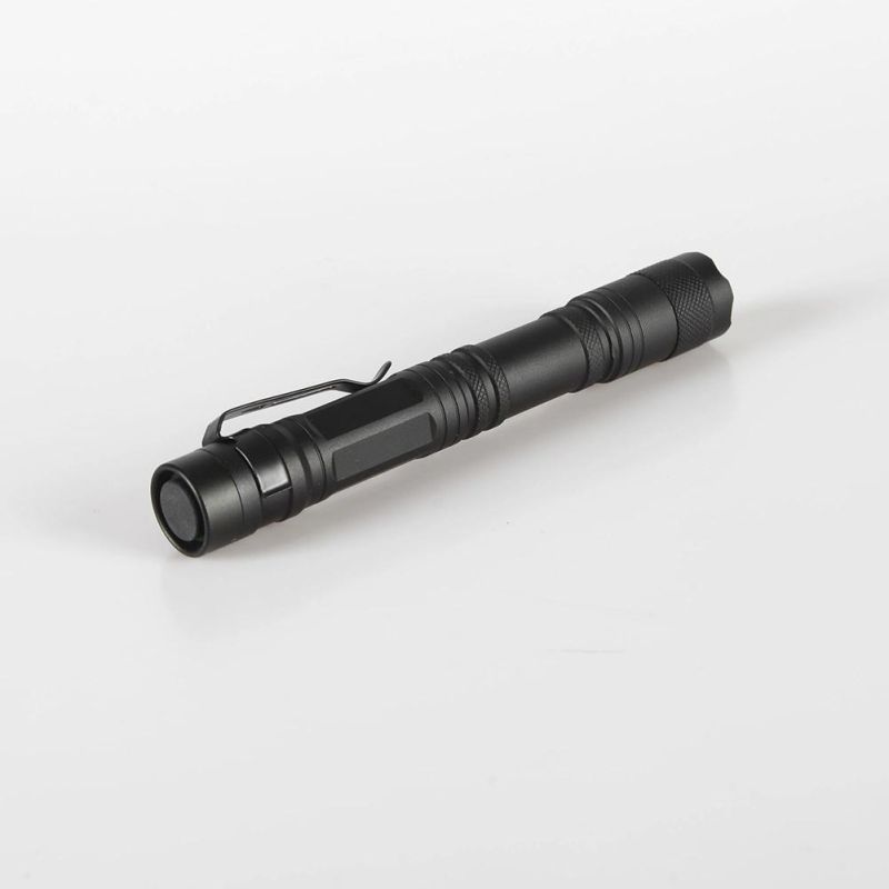 Yichen Pen Shape Aluminum Alloy LED Flashlight with Pocket Clip for Work Light