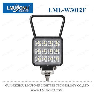 Lmusonu New 3012f 18W Square Portable LED Work Light with Original Osram with Switch