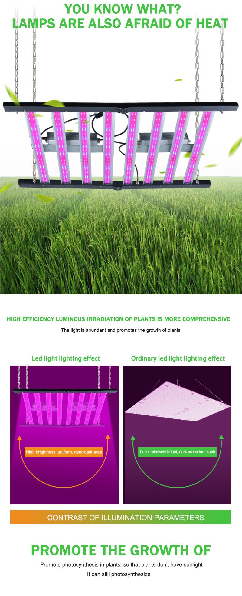 660nm LED Grow Light Hydroponic Spectrum Vegetables Dimming 600W Waterproof LED Grow Light Strips IP65