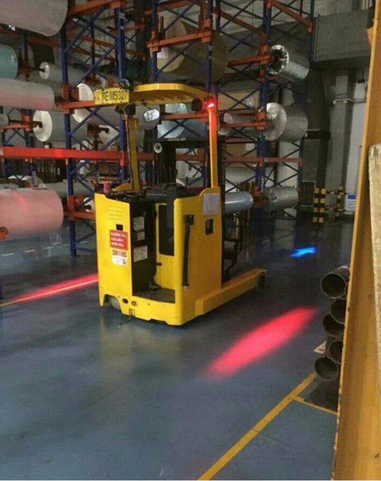 6 Inch 30W LED Forklift Truck Car Warning Lamp Safety Working Light Bar Warehouse Danger Area Light 10-80V