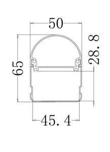 Aluminum+PC (Milky) Housing IP65 LED Tri-Proof Light LED Lys Fluorescent Tube LED Replacement