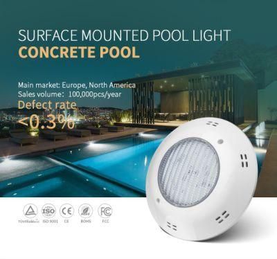 25W IP68 Waterproof LED Underwater Surface Mounted LED Swimming Pool Light