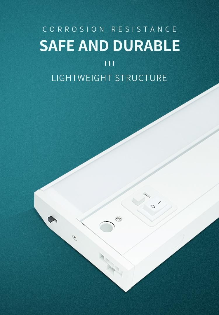 18" LED Wardrobe Cabinet Light Adjustable Sensor Kitchen Lighting