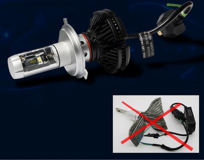 Luces LED H1 H3 H4 H7 H11 880 9005 X3 Series 50W High Power LED Headlight 6000lm Bombillos LED Work Lamps