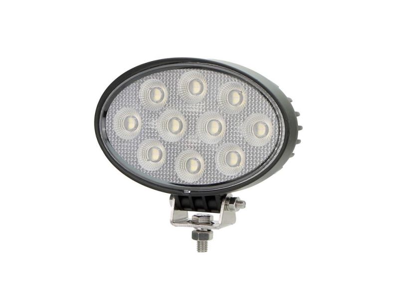 China Factory LED Auto Light 40W Compact Oval LED Car Work Light for Trucks/UTV