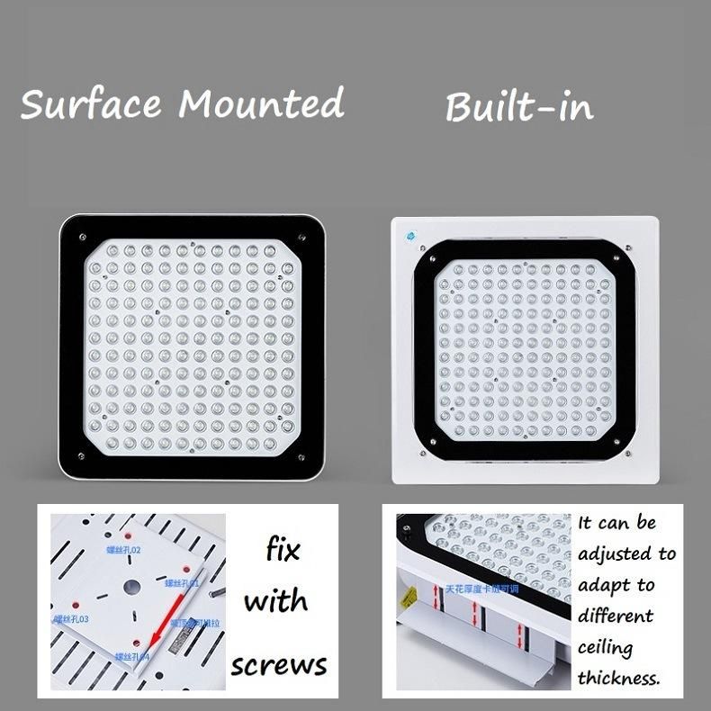 Explosion Flame Proof Light for Outdoor Ceiling Canopy in Petrol Pump Gas Station Fuel Service